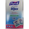 GOJO : PURELL Premoistened Sanitizing Hand Wipes, 5 x 7, 100/Box -:- Sold as 2 Packs of - 100 - / - Total of 200 Each
