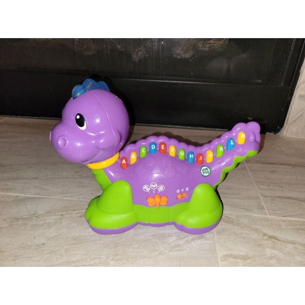 LEAP FROG LETTERSAURUS Learning TOY Dinosaur Leapfrog Purple ABCs Alphabet Toy