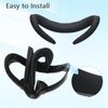 Compatible with Oculus Quest 2 Face Pad Replacement - VR Face Interface Bracket with Light Blocking Nose,Breathable Foam Face Pad Protective for Meta Quest 2,Comfortable Face Cushion VR Accessories