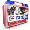 Be Smart Get Prepared 180 Piece First Aid Kit: Clean, Treat, Protect Minor Cuts, Scrapes. Home, Office, Car, School, Business, Travel, Emergency, Survival, Hunting, Outdoor, Camping & Sports, FSA HSA