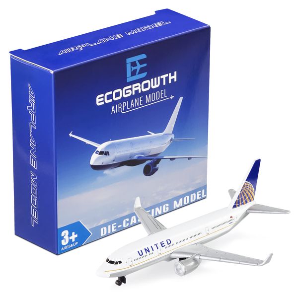 EcoGrowth Model Plane American United Plane Model Airplane Plane for Collection & Gifts