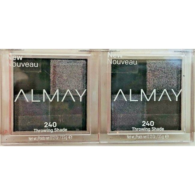 Almay Eyeshadow Quad 240 Throwing Shade (Bundle of 2)