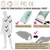 Waterproof Bikini Trimmer Women Electric Razor for Bikini Legs Pubic Hair Rechargeable Electric Shaver for Women Hair Removal with Snap-in Ceramic Blades IP7X Washable Head,Wet and Dry Use,Green
