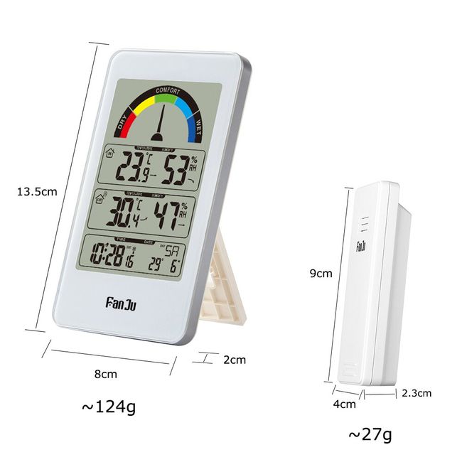 Household Analog Thermometerwall-mounted Pointer Home Baby Room Indoor  Temperature And Humidity Meter Pointer Thermometer Hygrometer