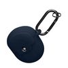 kwmobile Earphone Case for Google Pixel Buds Pro - Locking Silicone Drop Proof Navy Blue