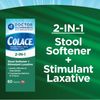Colace 2 In 1 Stool Softener And Stimulant Laxative 60 Count Tablets