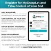 UK Multi-Network Data SIM Card | Automatically Selects the Strongest Network: EE, Three, O2, or Vodafone (500MB - 6 Months)