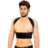 Posture Corrector Deluxe, Magnetic, Adjustable Straps, Neoprene, Four Colours (Medium, Black)