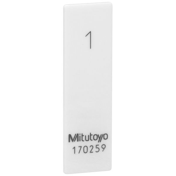 Mitutoyo 613611-02 Rectangular Gauge Block, Ceramics, Grade 0, 0.04 inch (1 mm)