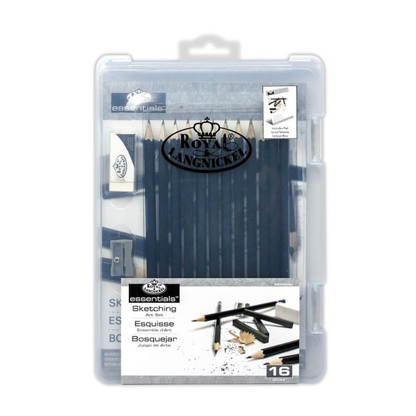Royal Brush Clearview Mini Art Set Sketching 16-Piece