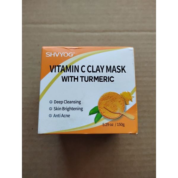 Shvyog VITAMIN C CLAY MASK WITH TUMERIC (5.29 oz) --EXP 2027