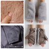 Hemmings Comfy Fur Hand Warmer Gloves, leopard