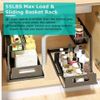 2 Pack  Under Sink Organizers Storage Slide Out Kitchen Cabinet Bathroom Storage