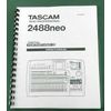 Tascam 2488neo Owner's Manual: Comb Bound & Protective Covers!