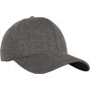 Flexfit Mütze Herringbone Melange Baseball Cap,Schwarz/grau,S/M
