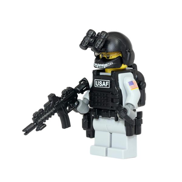 Modern Brick Warfare US Air Force PJ Commando Soldier LG Custom Minifigure