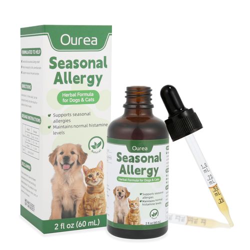 Cat & Dog Seasonal Allergy Relief, for Itching, Scratching and Licking, Natural Herbal Formula Allergy Relief for Dogs Cat, Seasonal and Occasional Allergy for Pet, Support Pets' Immune System
