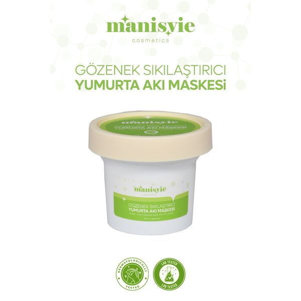 Gözenek Sıkılaştırıcı Yumurta Akı Maskesi - Pore Tightening Egg White Mask