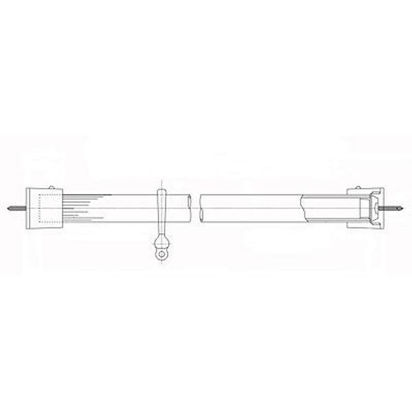 ★[ ekk780pw ]♪ Toto Bathroom Parts Repair for Shower Curtain, Shower Rod, Length: 1200 mm