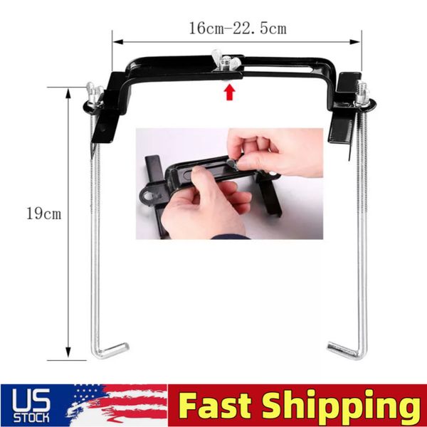 Adjustable Car Storage Battery Holder Stabilizer Metal Rack Mount Bracket 7.5"