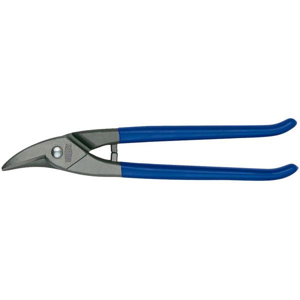 Bessey D214-250 Right Hand Cut Shape Cutting Punch Snips, Blue/Grey
