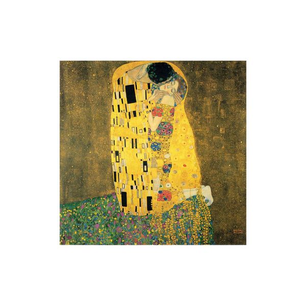 Spiffing Prints Klimt The Kiss - Small - Semi Gloss - Framed