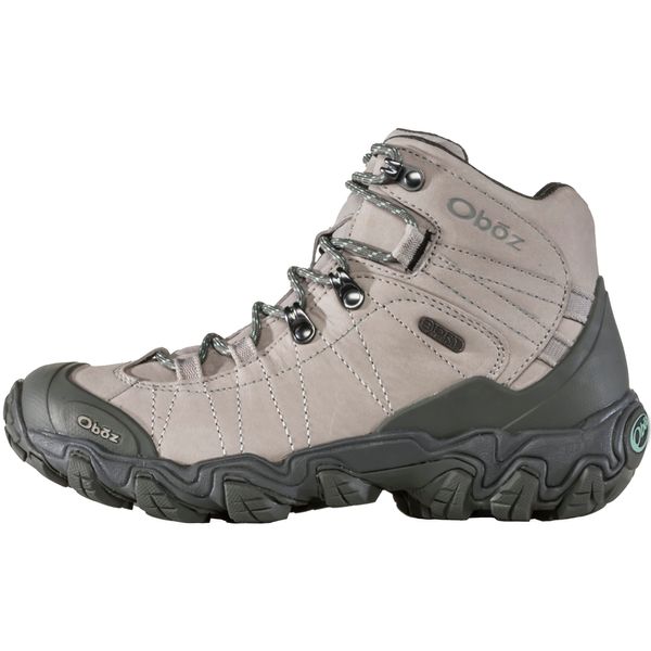 Oboz Women's Bridger Mid B-DRY Hiking Boot, Frost Gray, 11