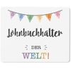 JUNIWORDS Mauspad Mousepad, Bester Lohnbuchhalter der Welt (5709465)