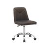 VERSA Nail Technician Stool Adjustable Height 18" to 24", Coffee