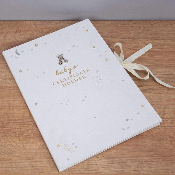 Bambino Little Star A4 Birth Certificate Holder