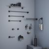 Gedy Felce Plus Towel Ring Matte Black