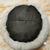 Extra Large Round Plush Pet Bed Detachable Washable Donut Cushion Warm Comfortable
