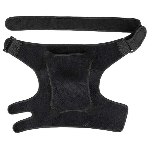 Improved Compression Breathable Shoulder Pads Einstellbare Schulterstütze mit externen Kompressionslaschen, leicht und atmungsaktiv, Größe L Geeignet für Brustumfang 39-55in