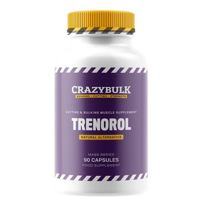 CrazyBulk TRENOROL Cutting Muscle Strength Plant Stack Crazy Bulk - 90 Capsules