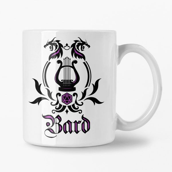 D and D Dungeon Master Bard Mug