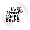 Flox Creative 15 51mm Matt Circle Stickers No Sprout Left Behind