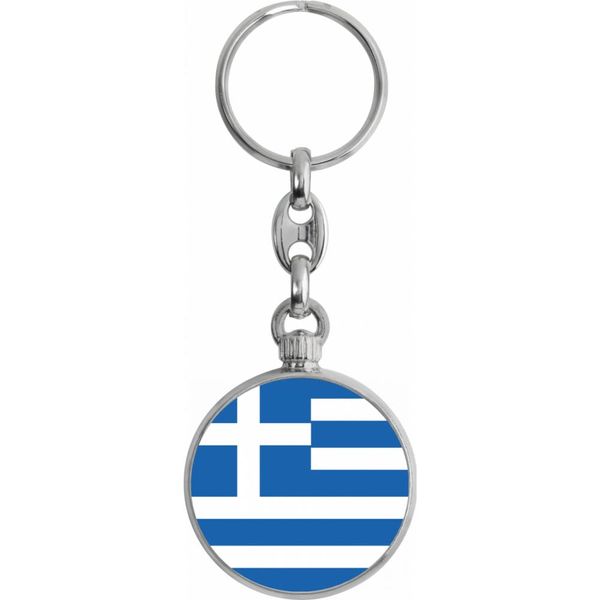 Toff London Greece Flag Keyring