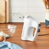 5 Speed Lightweight Hand Mixer with Turbo Beaters for Easy Mixing Tasks