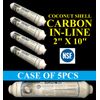 Post Inline Carbon GAC Water Filter for Reverse Osmosis RO Systems / 5 PC 