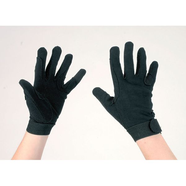 Agritura Riding Glove Cotton Jersey,black, XL - A13900