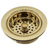 Westbrass CO2196-01 Combo Pack 3-1/2" Post Style Large Basket Strainer and Ex...