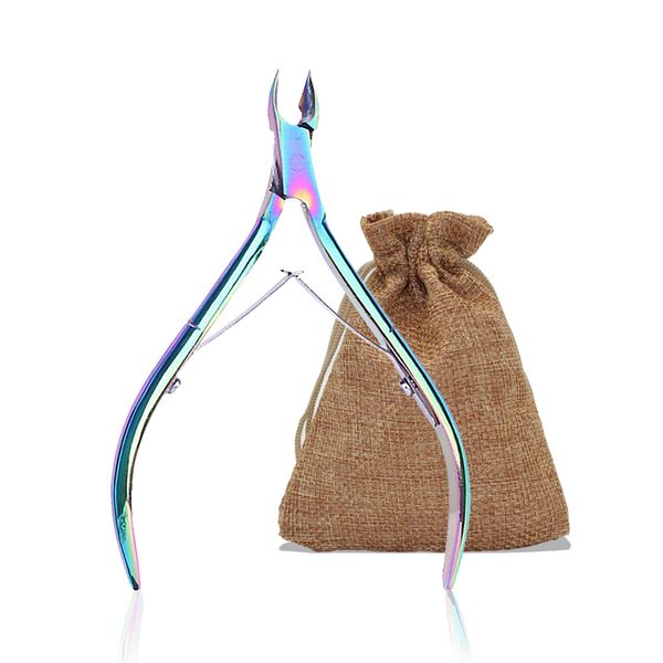 JDBlissful Cuticle Nipper, Stainless Steel Cuticle Nipper with Travel Pouch, Sharp and Professional Cuticle Nipper for Removing Excess Cuticles from Fingers and Toes (Dazzle)