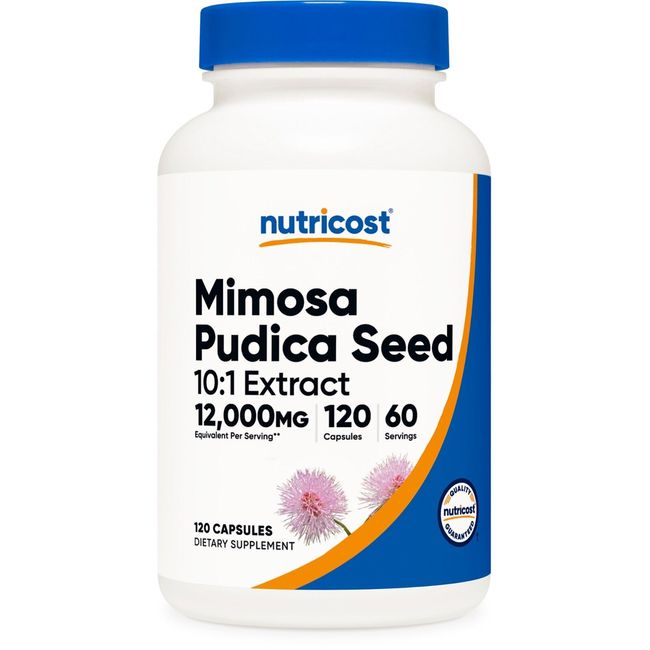 Nutricost Mimosa Pudica Seed 10:1 Extract (120 Capsules, 60 Servings) - Non-GMO