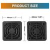 sourcing map 2 Pack Plastic Dustproof PC Computer Fan Dust Filter Grill Guard Mesh Cover for 40mm PC Case Fan