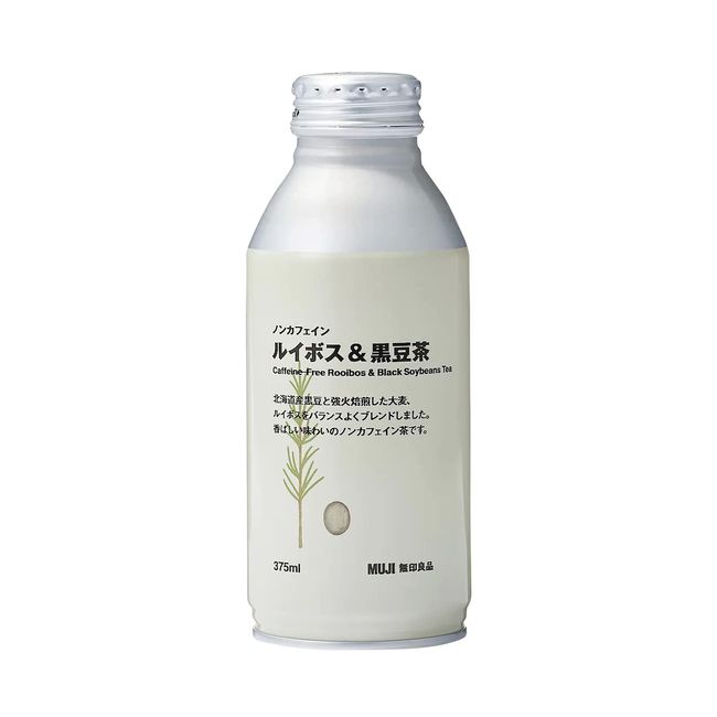 MUJI 44608692 Caffeinated Rooibos & Black Bean Tea 12.6 fl oz (375 ml)