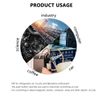 Clyxgs Momentary Push Button Switch, SPST Normal Open NO Switch 2 Pin Mini Micro 1A 250V AC Red Cap 30 PCS
