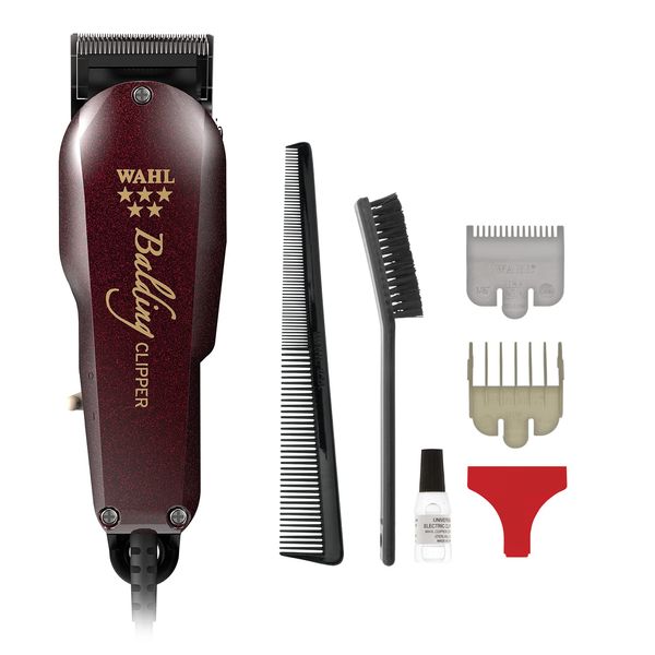 Wahl 5 Star Balding Clipper, Clippers for Barbers, Professional Hair Clippers, Pro Haircutting Kit, Corded, Powerful Motor, Zero Overlap Blades, Bald Cuts, Barbers Supplies