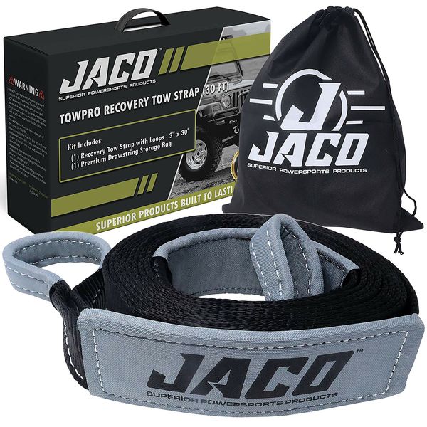 JACO 4X4 TowPro Recovery Tow Strap (3" x 30 ft)