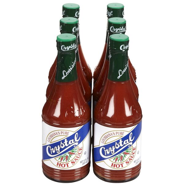 Crystal Hot Sauce, 12 oz, 6 pk