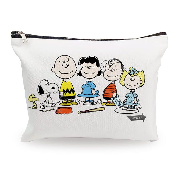 Snoopy Pouch, Women's Cosmetic Pouch, Mini Pouch, Functional, Large Capacity, Lightweight, Business Trips, Travel Pouch, Snoopy 2